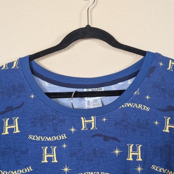 NWT Harry Potter Women's sz L Pajama 2-Piece Set Hogwarts Lounge Warner Brothers - Picture 10 of 11